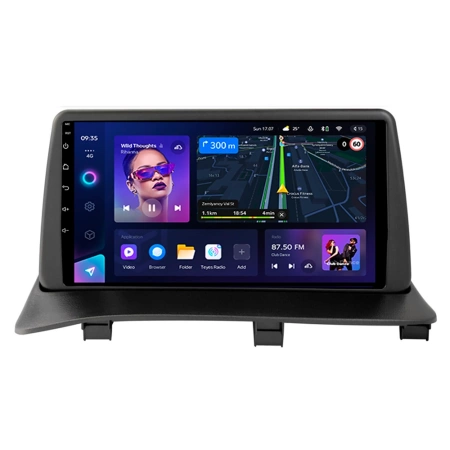 Штатное головное устройство Teyes CC3 4/32 9 дюймов RM-9-2267 для Mitsubishi Delica 4 1994-2007 (взамен верхнего бардачка) на Android 10 (4G-SIM, DSP, QLed)