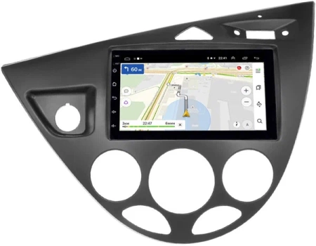 Магнитола в штатное место 2 din Ford Focus 1998-2005 (черная) OEM на Android 10 (CarPlay, AHD, 1/32) (RK7-RP-11-548-238)