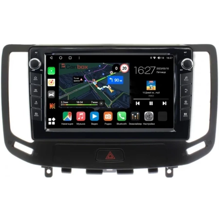 Штатная магнитола Infiniti G25, G35, G37 2006-2013 (Тип B, авто с сенсорным экраном и кнопкой TEL, can HW) Canbox M-Line 7821-9-1141 на Android 10 (4G-SIM, 2/32, DSP, IPS) С крутилками (Тип B)
