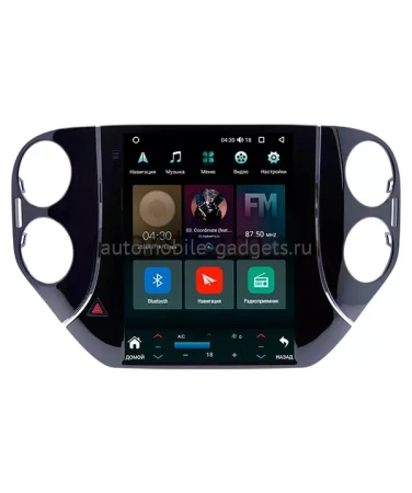 Canbox H-Line 5623-1312-72 (Tesla style) штатная магнитола для Volkswagen Tiguan 2007-2011, Golf Plus 2004-2014 на Android 10 с 4Gb, DSP, 4G