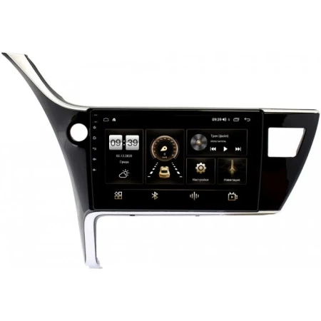 Штатная магнитола Canbox M-Line 4543-10-1136 для Toyota Corolla (E160/E170/E180) 2015-2024 (для авто с камерой, тип 1) на Android 10 (4G-SIM, 2/32, DSP, QLed)