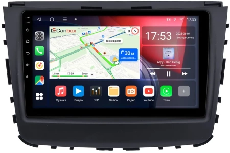 Штатная магнитола SsangYong Rexton 4 2017-2023 Canbox L-Line 4169-9-789 на Android 10 (4G-SIM, 2/32, TS18, DSP, QLed)