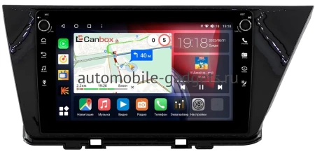 Штатная магнитола Canbox H-Line 7802-9-0742 для Kia Niro 2016-2022 (черная, глянцевая) на Android 10 (4G-SIM, 4/32, DSP, IPS) С крутилками
