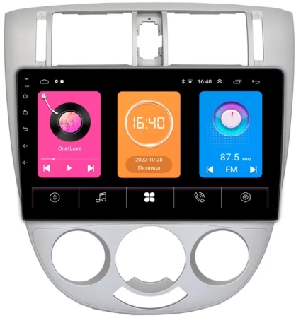 Штатная магнитола Daewoo Gentra 2 2013-2015, Nubira 3 2003-2004 (тип 3, серая) OEM RS10-1079 на Android 10