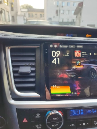 Штатное головное устройство Toyota Highlander 3 (U50) 2013-2019 Teyes CC4 Pro 2K 8/128 10.36 дюймов RM-1035 на Android 13 (4G-SIM, DSP, QLed, AI)