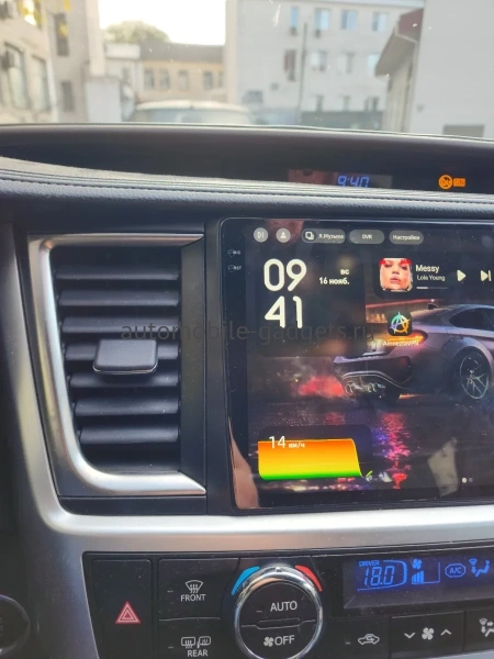 Штатное головное устройство Toyota Highlander 3 (U50) 2013-2019 Teyes CC4 Pro 2K 12/256 10.36 дюймов RM-1035 на Android 13 (4G-SIM, DSP, QLed, AI)