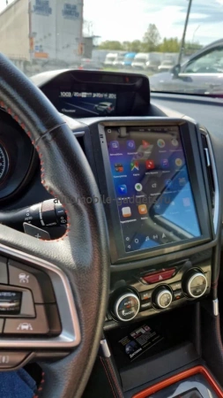 Штатное головное устройство Subaru XV 2, Forester 5, Impreza 5, Crosstrek 2 2016-2024 Canbox (Tesla style) 9.7 дюймов 2/32 GT096-1312-108 на Android 10 (QLed, DSP, CarPlay)