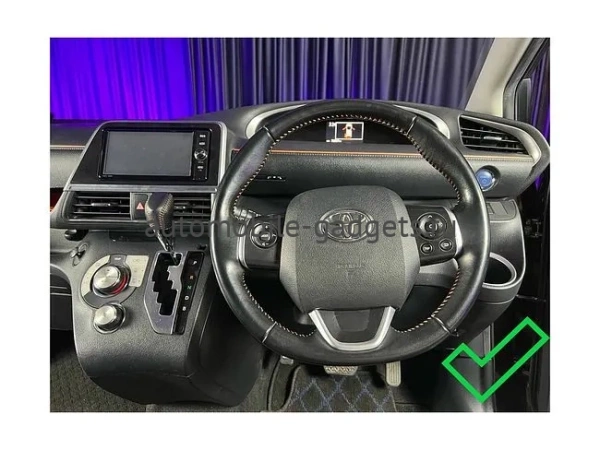 Штатная магнитола Toyota Sienta 2 2015-2022 (для комплектации с магнитолой 100x200mm, глянцевая, правый руль) Canbox EVO 2K 5832-10-0318 на Android 14 (4G-SIM, 16/512, DSP, QLed, AI, 360)