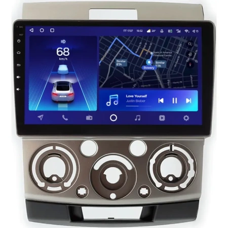 Штатное головное устройство Ford Ranger 2 2006-2011 (бронза) Teyes CC2 PLUS 4/32 9 дюймов RM-9-417 на Android 10 (4G-SIM, DSP, QLed)