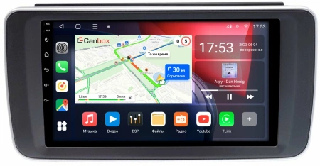 Nissan Leaf 2 2017-2024 Canbox L-Line 4296-9-1427 на Android 10 (4G-SIM, 6/128, TS18, DSP, QLed)