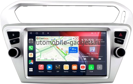 Citroen C-Elysee 2012-2024 Canbox L-Line 4167-9-1273 на Android 10 (4G-SIM, 3/32, TS18, DSP, QLed)