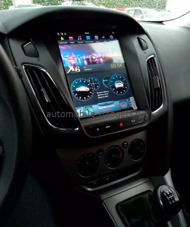 Carmedia ZF-1003-Q6 ("Тесла-стиль") штатная магнитола для Ford Focus 3 (2011+) на Android 11 с 8GB, DSP, 4G
