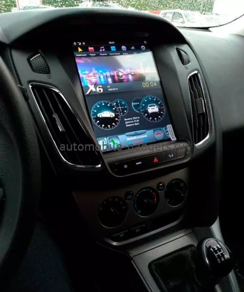 Carmedia ZF-1003-Q6 ("Тесла-стиль") штатная магнитола для Ford Focus 3 (2011+) на Android 11 с 8GB, DSP, 4G