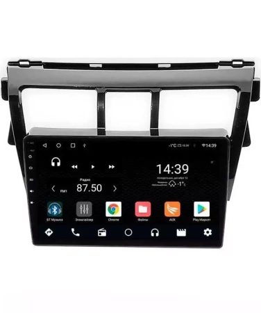 NaviPilot DROID10 PRO штатная магнитола для Toyota Belta, Vios, Yaris sedan 2005-2012 на Android 10 с 4Gb, DSP, 4G
