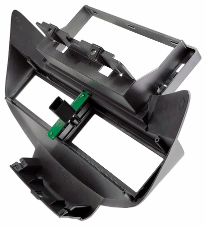 Штатная магнитола Ford Fiesta (Mk6) 2008-2019 (серебристая) 12.3 дюйма Canbox M-Line 7711-0031 на Android 10 (4G-SIM, 4/64, DSP, QLed) Audi Style