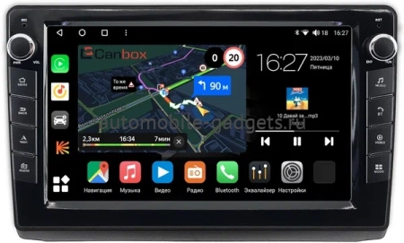 Штатная магнитола Canbox M-Line 7825-10-1422 для Renault Trafic 2 2006-2014 на Android 10 (4G-SIM, 2/32, DSP, QLed) С крутилками
