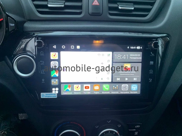 Kia Rio 3 2011-2017 Canbox M-Line 7801-9011 на Android 10 (4G-SIM, 2/32, DSP, IPS) С крутилками