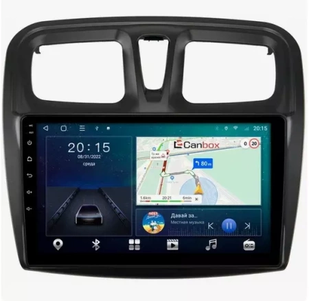 Штатная магнитола Renault Logan 2, Sandero 2 (Stepway) 2012-2022 Canbox L-Line 4170-1090 на Android 10 (4G-SIM, 2/32, TS18, DSP, QLed)