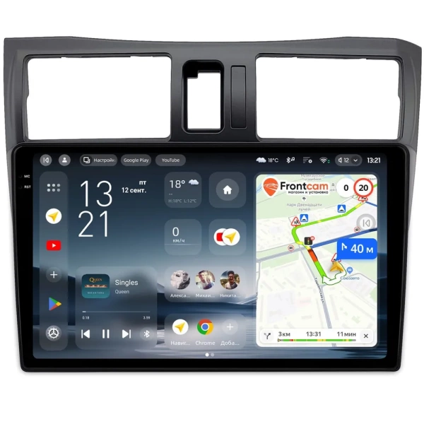 Штатное головное устройство Nissan Maxima 5 (A33) 1999-2006 Teyes CC4 Pro 2K 8/128 9.5 дюймов RM-9-0033 на Android 13 (4G-SIM, DSP, QLed, AI)