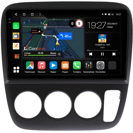 Штатная магнитола Honda CR-V 1995-2001 Canbox M-Line 2K 4177-9167 на Android 10 (4G-SIM, 2/32, DSP, QLed)