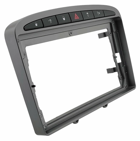 Штатная магнитола Peugeot 308, 408, RCZ (2007-2022) Canbox H-Line 7893-9119 Android 10 (4G-SIM, 4/64, DSP, IPS) С крутилками (серая)