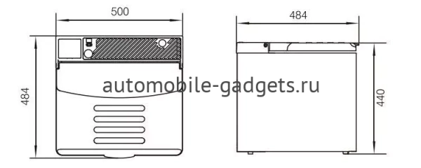 Абсорбционный холодильник (газовый) Colku XC-42G (42л) 12/220В, газ