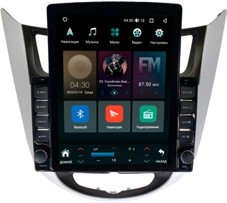 Hyundai Solaris, Accent 4 2010-2019 Canbox M-Line 5610-9027 на Android 10 (4G-SIM, 2/32, DSP, QLed, Tesla)