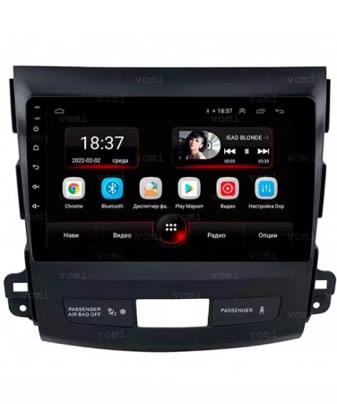 Vomi AK385-MTK штатная магнитола для Mitsubishi Outlander XL, Peugeot 4007, Citroen C-Crosser на Android 10 с 2GB, DSP