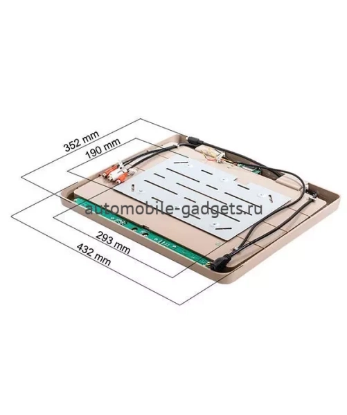 Потолочный автомобильный монитор 17" со встроенным медиаплеером AVEL AVS117 (бежевый)