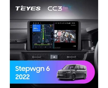 Штатное головное устройство Honda Stepwgn 6 2022-2024 (правый руль) Teyes CC3 6/128 10 дюймов RM-10-0235 на Android 10 (4G-SIM, DSP, QLed)