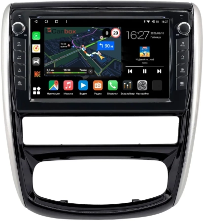 Штатная магнитола Canbox M-Line 7821-9-1346 для Nissan Terrano 3 2014-2022 (глянцевая) на Android 10 (4G-SIM, 2/32, DSP, IPS) С крутилками
