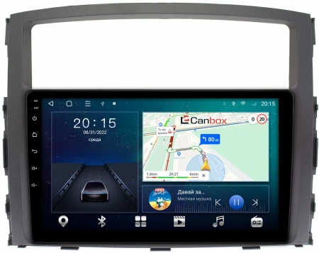Mitsubishi Pajero 4 2006-2024 (для авто без Rockford) Canbox L-Line 4167-9069 на Android 10 (4G-SIM, 3/32, TS18, DSP, QLed)