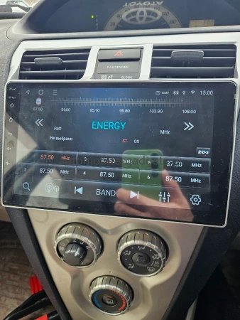 Штатная магнитола Toyota Belta, Vios, Yaris sedan 2005-2012 (серебряная) Canbox Logic-i3 5737-9-1656 на Android 11 (4G-SIM, 6/128, DSP, 360, QLed)