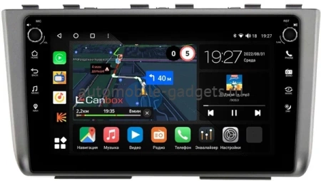 Hyundai Creta 2 2021-2024 (темно-серая) Canbox M-Line 7805-10-HY247T на Android 10 (4G-SIM, 2/32, DSP, QLed) С крутилками