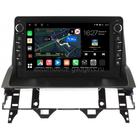 Штатная магнитола Canbox M-Line 7835-10-3522 для Mazda 6 (GG), Atenza 2002-2008 (взамен верхнего бардачка) на Android 10 (4G-SIM, 2/32, DSP, QLed) С крутилками