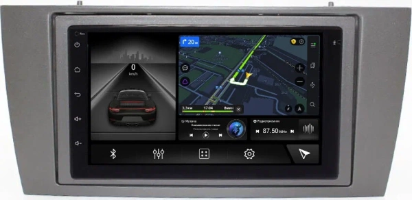 Jaguar X-Type, S-Type 1998-2008 (серая) Canbox M-Line 9863-RP-11-689-292 на Android 10 (4G-SIM, 2/32, DSP)