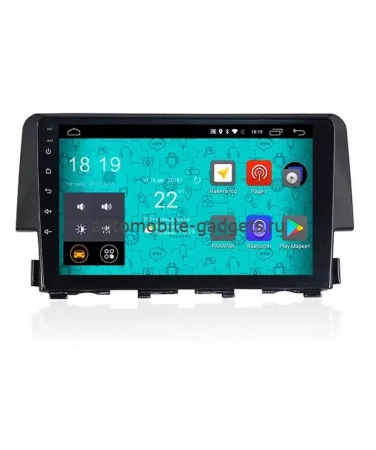 Parafar PF977FHD штатная магнитола для Honda Civic 2016+ на Android 13 с 2GB, DSP, 4G