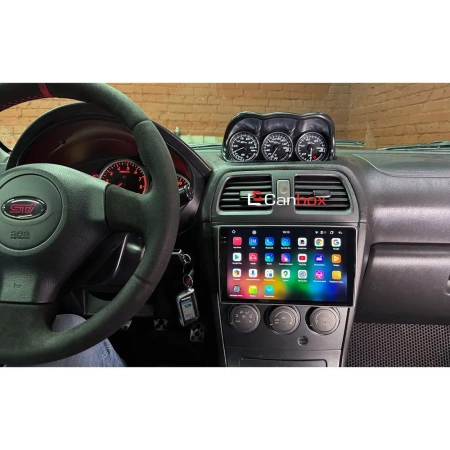 Штатная магнитола Subaru Impreza 2, Impreza WRX 2, STi 2000-2007 Canbox Logic-i3 2K 5733-9381 на Android 11 (4G-SIM, 6/128, DSP, 360, QLed)