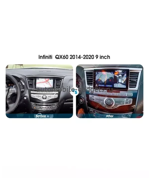Carmedia EW-9201-1-I штатная магнитола для Infiniti QX60 2014-2016 на Android 10 c 2GB, DSP, 4G