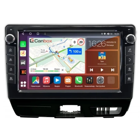 Hyundai Veloster 2 2018-2022 Canbox H-Line 7824-9-278 на Android 10 (4G-SIM, 6/128, DSP, IPS) С крутилками