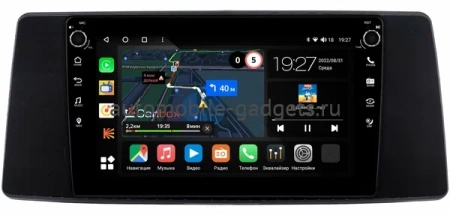 Штатная магнитола Toyota Sienna 4 2020-2024 (глянцевая) Canbox M-Line 7805-10-0499 на Android 10 (4G-SIM, 2/32, DSP, QLed) С крутилками