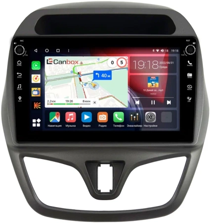 Chevrolet Spark 4 (M400) 2015-2024 Canbox M-Line 7801-9-1235 на Android 10 (4G-SIM, 2/32, DSP, IPS) С крутилками