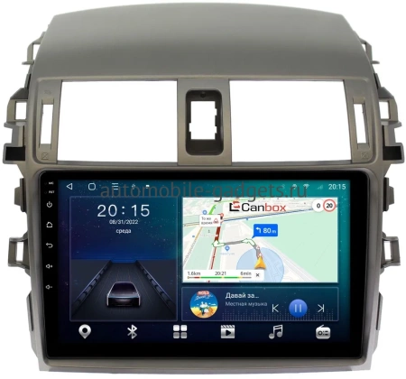 Штатная магнитола Canbox L-Line 4169-9061 для Toyota Corolla (E150) 2006-2013 на Android 10 (4G-SIM, 2/32, TS18, DSP, QLed)