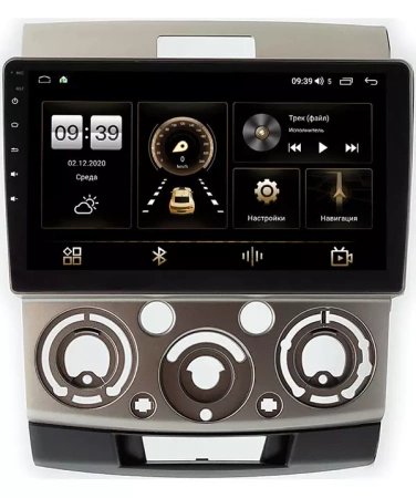 Штатная магнитола для Ford Ranger 2006-2012 (бронза) на Android 10 c 6GB, DSP, 4G