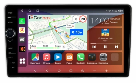 Toyota Vios I 2002-2007 (100*200mm, матовая) Canbox H-Line 7844-9-1150 на Android 10 (4G-SIM, 6/128, DSP, QLed)