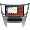 Штатная магнитола Subaru Legacy 5, Outback 4 2009-2014 (серая, левый руль) Canbox EVO 2K 5814-9051 на Android 14 (4G-SIM, 4/64, DSP, QLed, AI, 360)