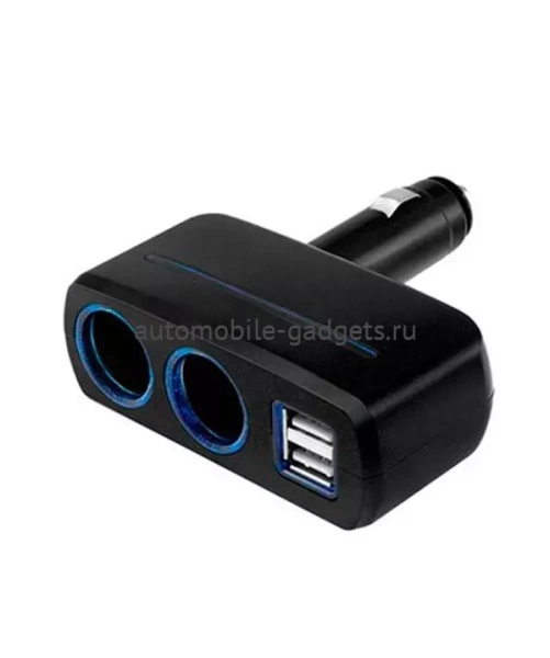 Разветвитель Neoline SL-220 на 2 розетки 2 USB