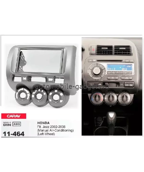 Переходная рамка CARAV 11-464 HONDA Fit, Jazz 2002-2008 / только для а/м с рулем слева и без климат-контроля