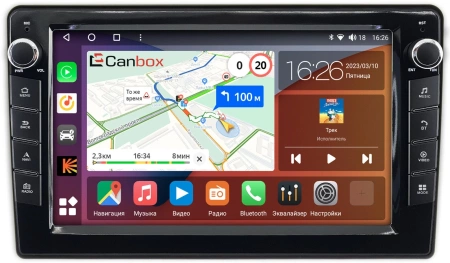 Toyota Vios I 2002-2007 (100*200mm, матовая) Canbox H-Line 7824-9-1150 на Android 10 (4G-SIM, 6/128, DSP, IPS) С крутилками