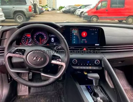 Штатная магнитола Hyundai Elantra 7 (CN7), Avante 7 2020-2024 Canbox L-Line 4296-9-1063 на Android 10 (4G-SIM, 6/128, TS18, DSP, QLed)